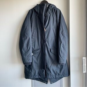 Fjällräven Kiruna Lite Parka Navy Hooded Jacket
